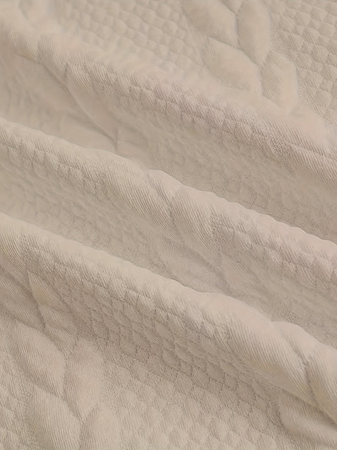 Textured High-Neck Sweatshirt