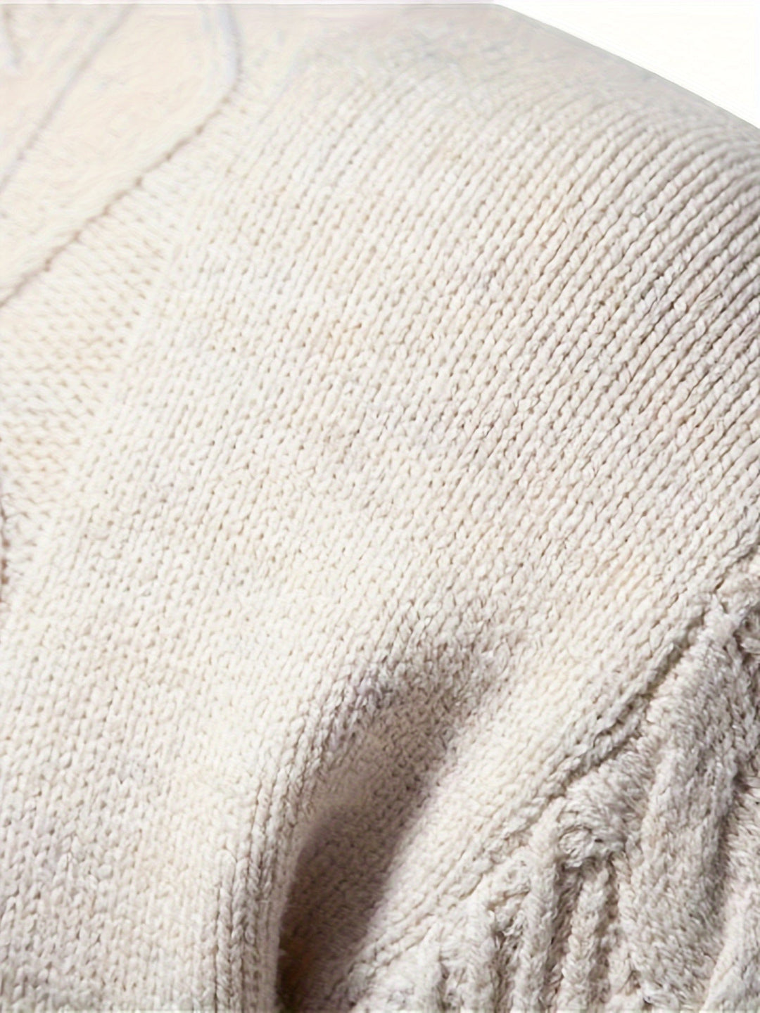 Textured Color-Block Sweater
