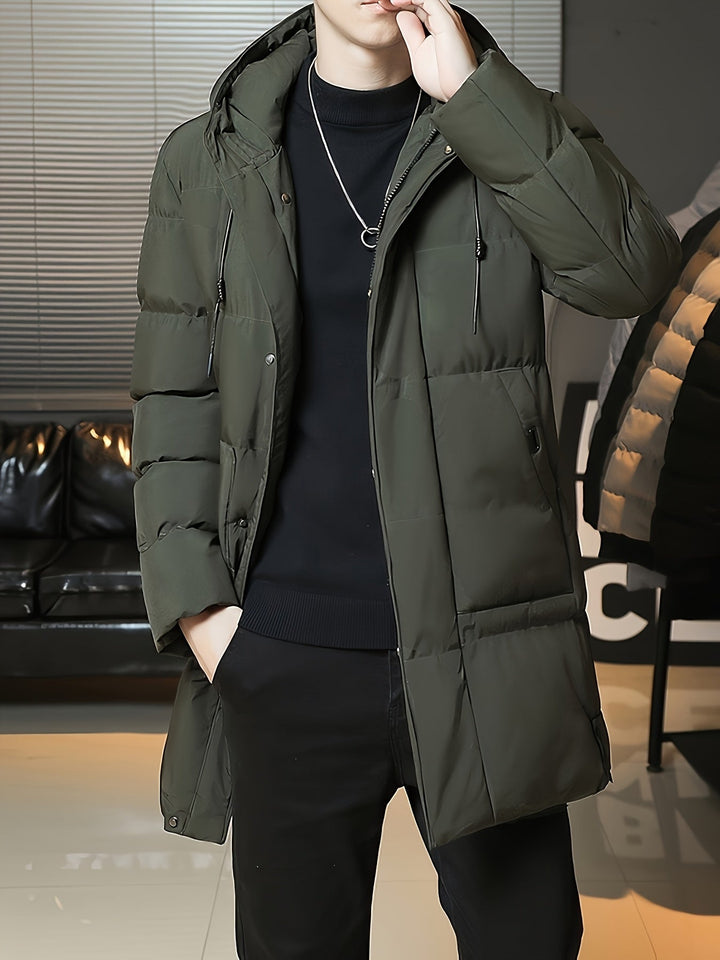 Hooded Longline Puffer Coat
