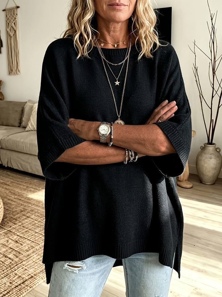 Relaxed Batwing Sweater