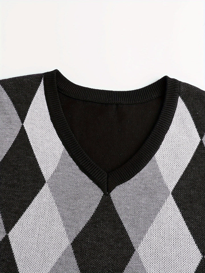 Classic Argyle Sweater Vest