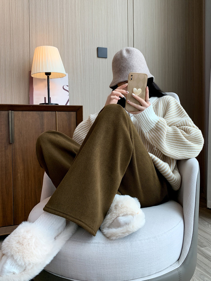 Cozy Wide-Leg Lounge Pants