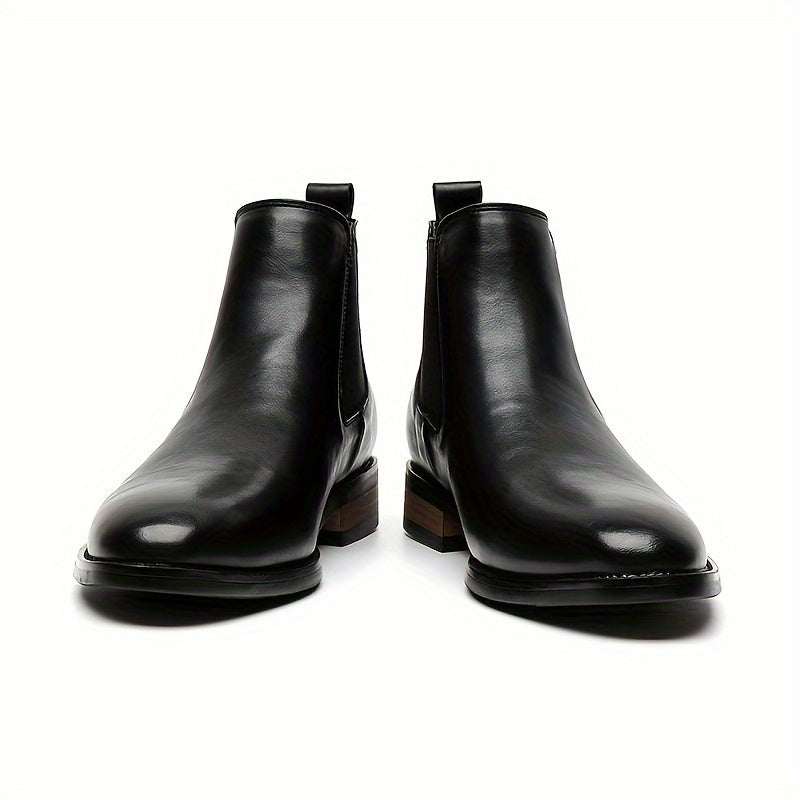 Refined Pointed-Toe Chelsea Boots