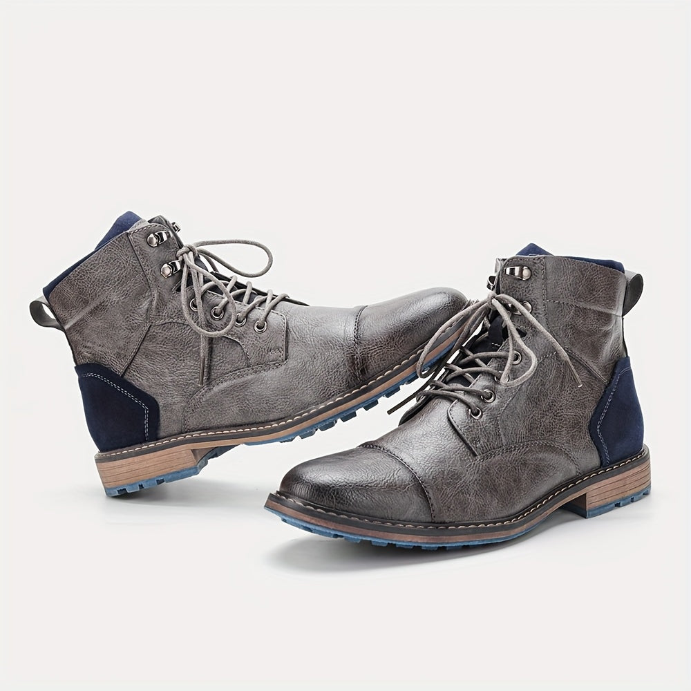 Refined Cap-Toe Ankle Boots