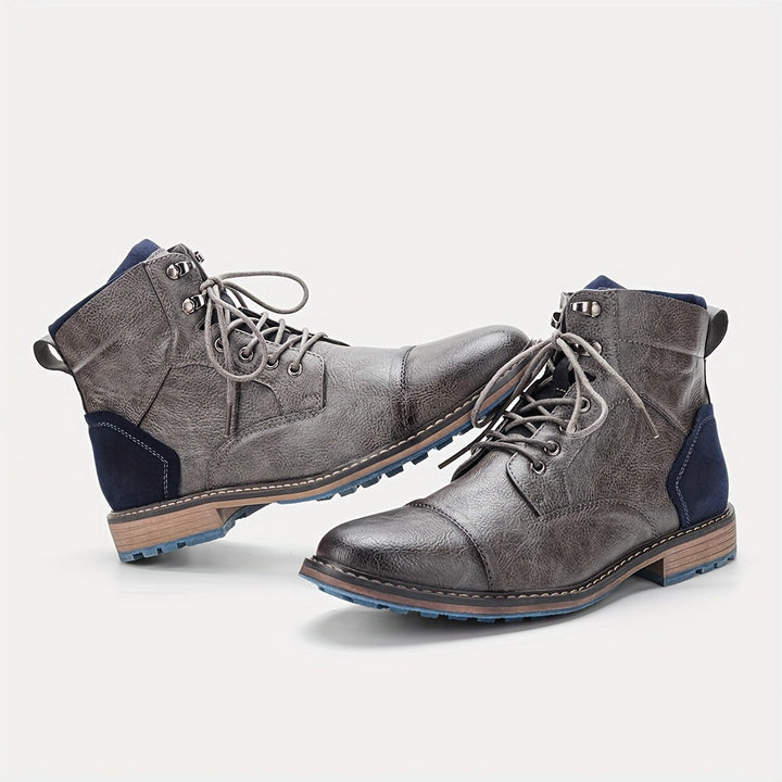Refined Cap-Toe Ankle Boots