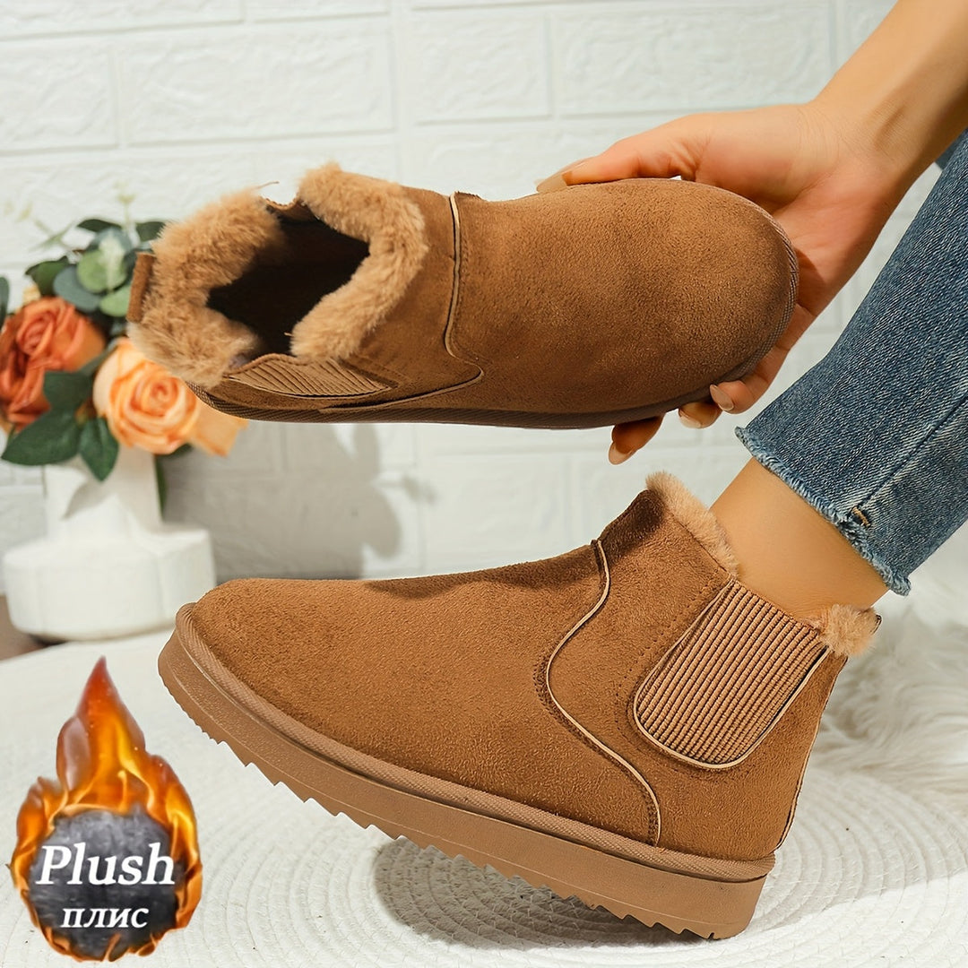 Cozy Platform Ankle Boots