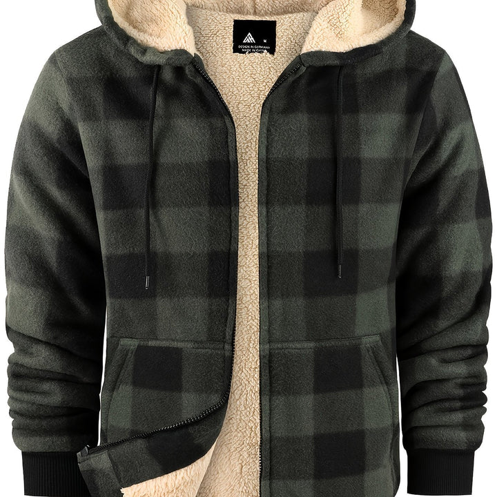 Cozy Hooded Zip-Up Jacket