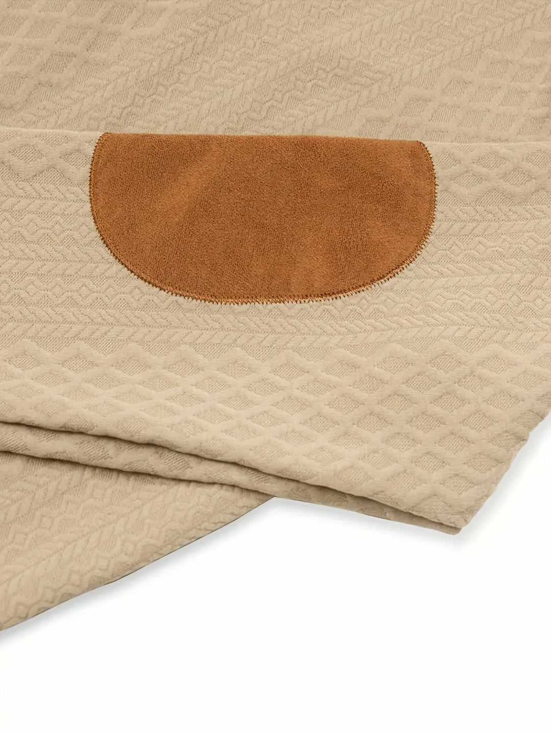 Textured Stand-Collar Sweater