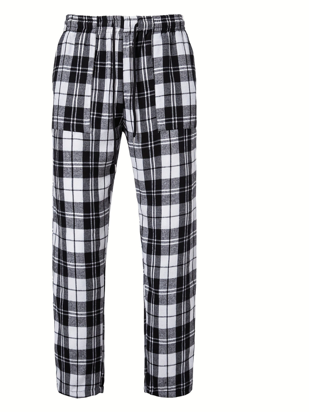 Relaxed Plaid Lounge Pants