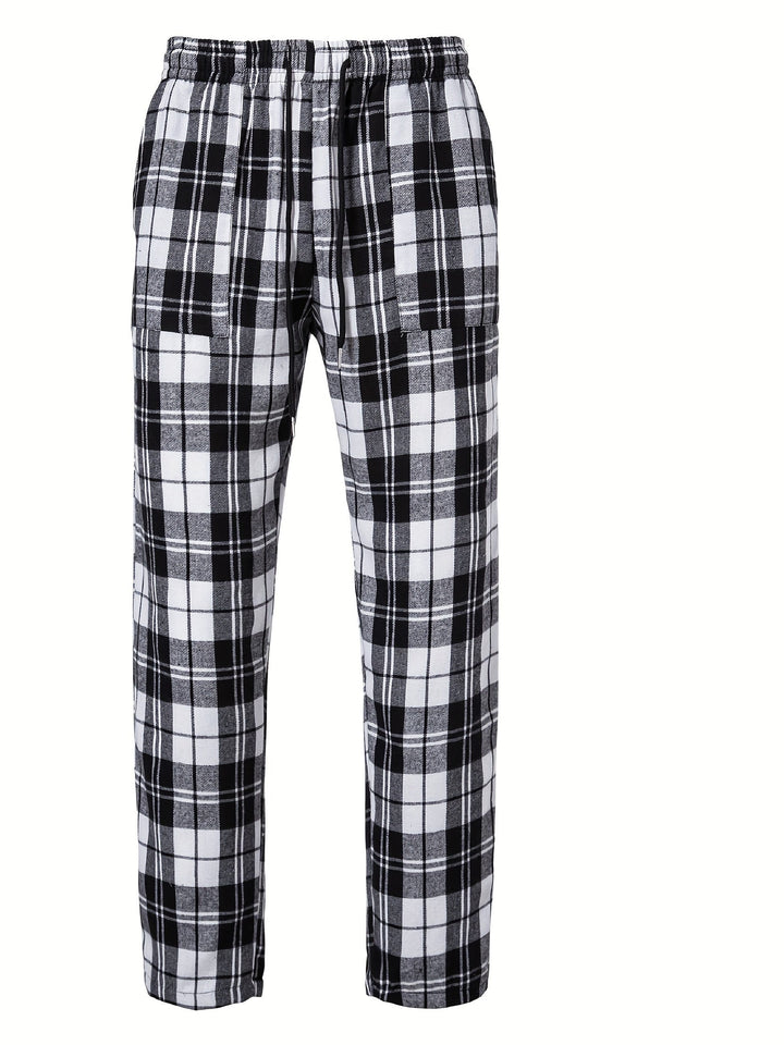 Relaxed Plaid Lounge Pants