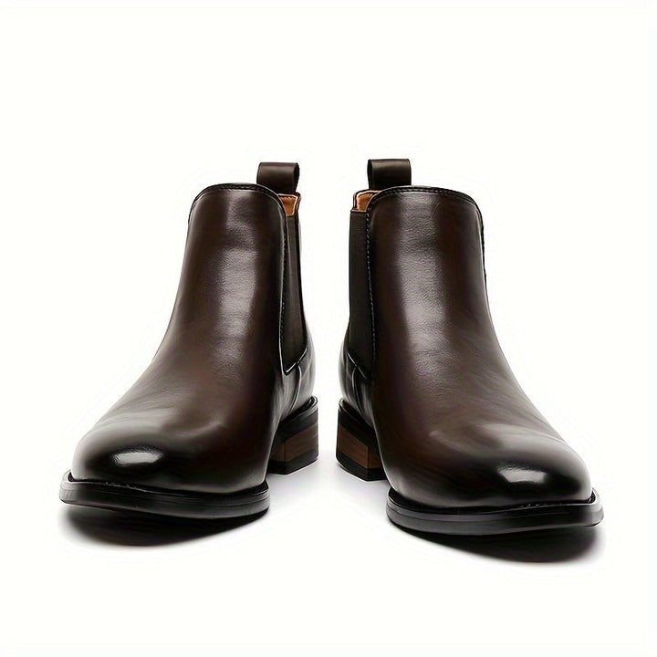 Refined Pointed-Toe Chelsea Boots