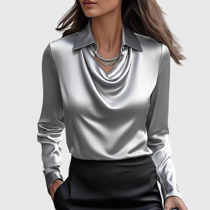 Draped Elegant Blouse