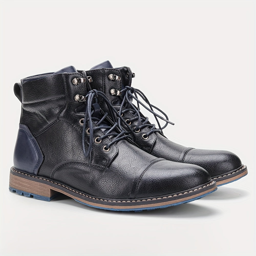 Refined Cap-Toe Ankle Boots