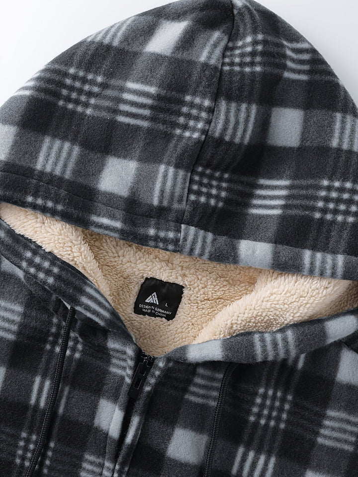 Cozy Hooded Zip-Up Jacket