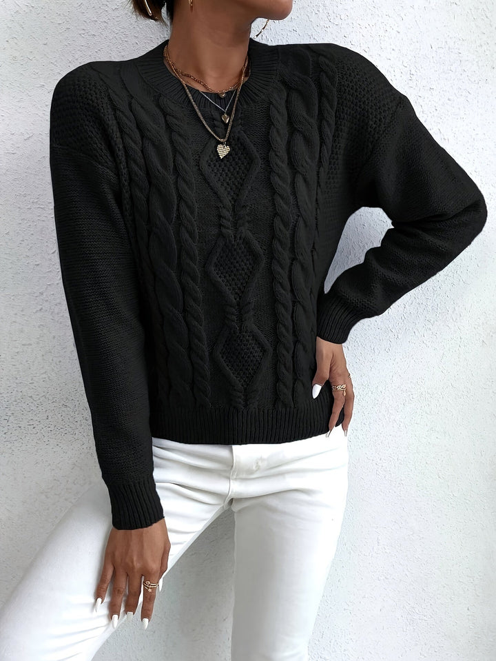 Chunky Cable-Knit Sweater