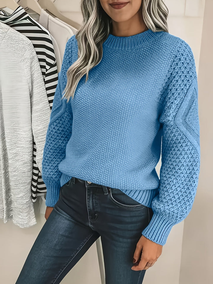 Cozy Lantern-Sleeve Sweater