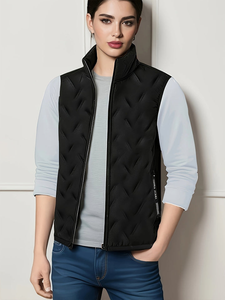Fleece-Lined Sleeveless Vest