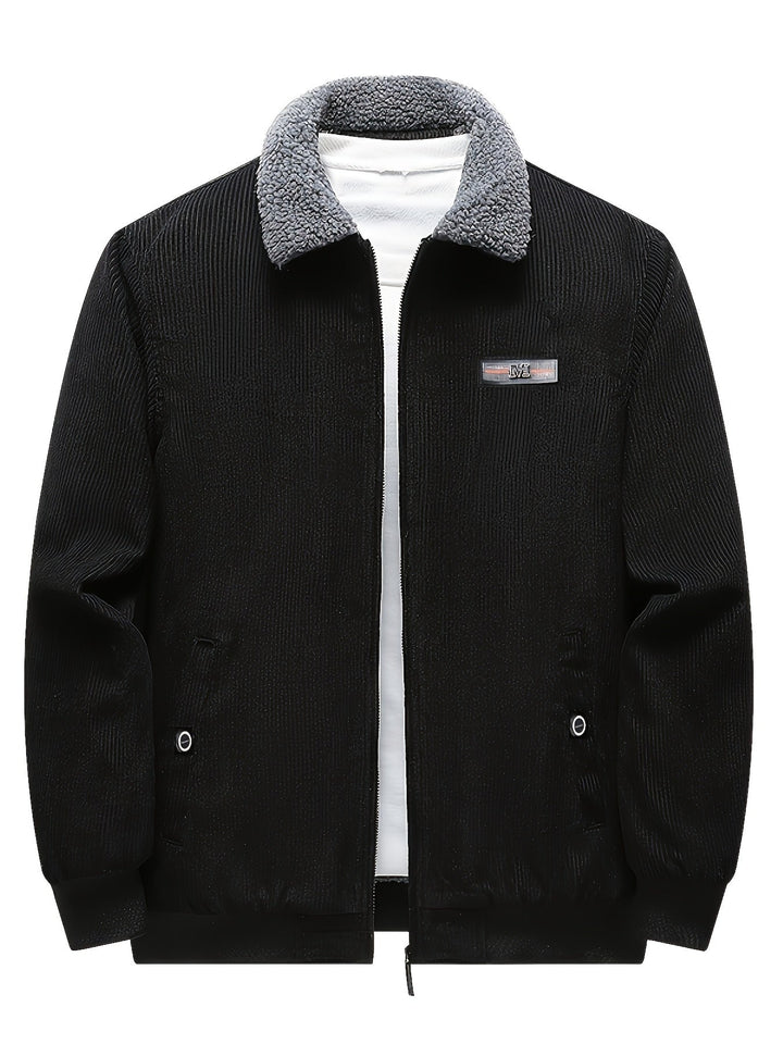 Cozy-Lined Workwear Jacket