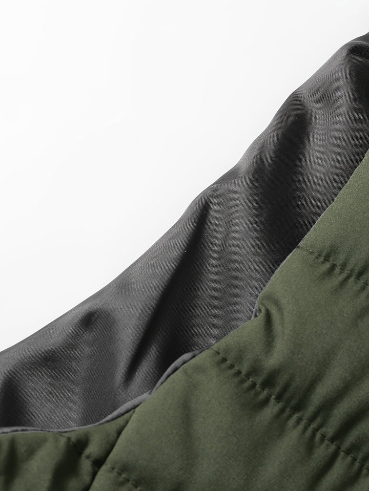 Quilted Stand-Collar Vest