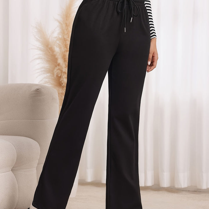 Relaxed Straight-Leg Sweatpants