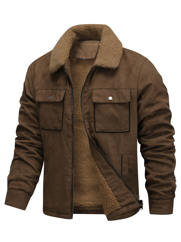 Fleece-Lined Winter Jacket