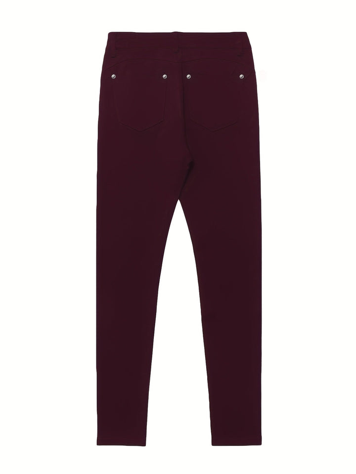 High-Waist Skinny Jeans