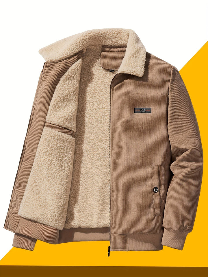 Cozy-Lined Workwear Jacket