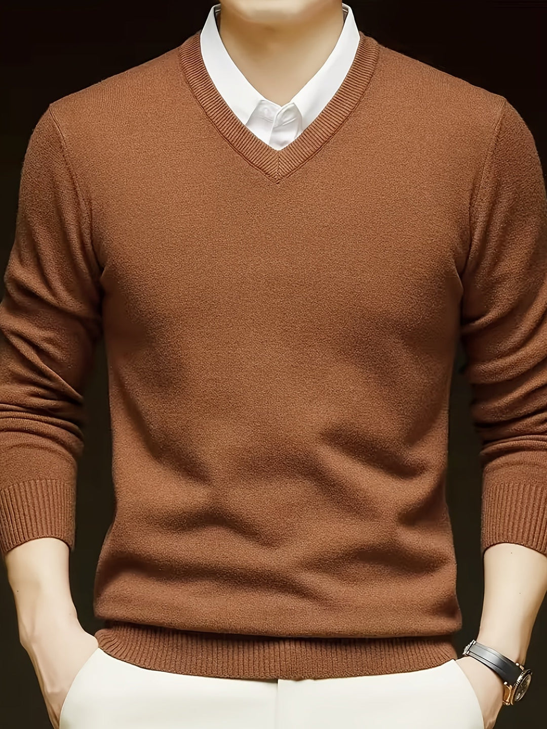 Classic V-Neck Sweater