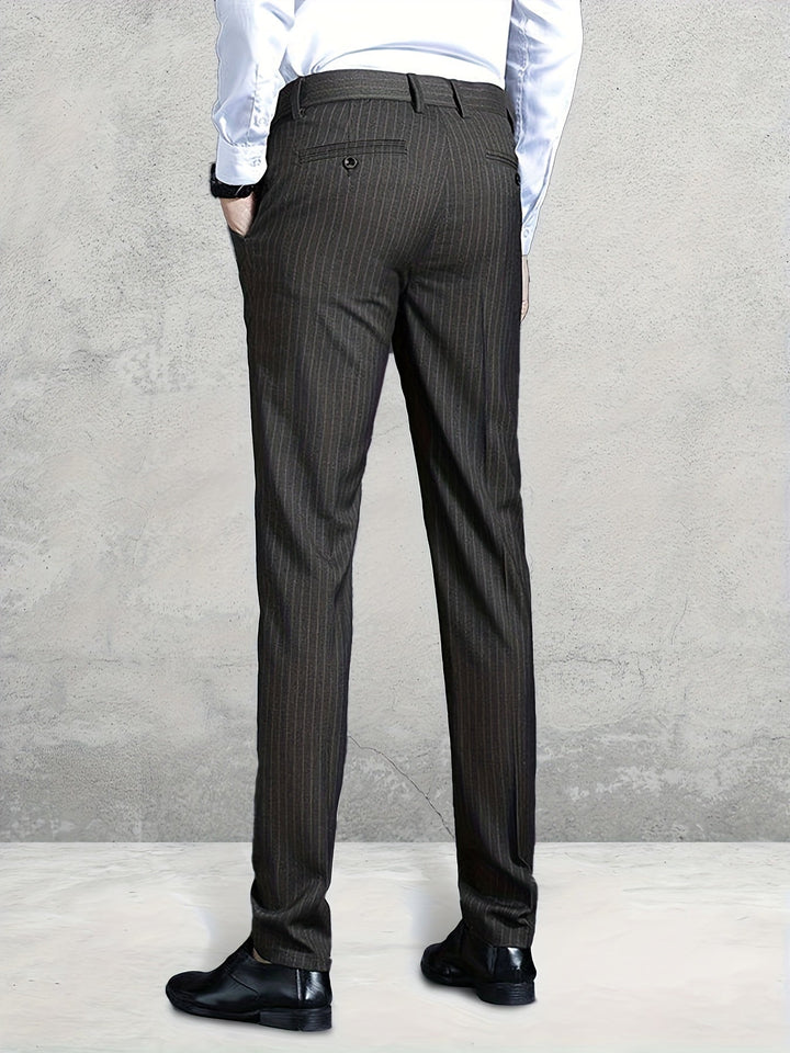 Refined Slim-Fit Business Pants