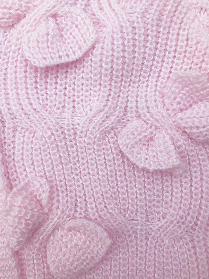 Soft Bow-Detail Long Sleeve Cardigan