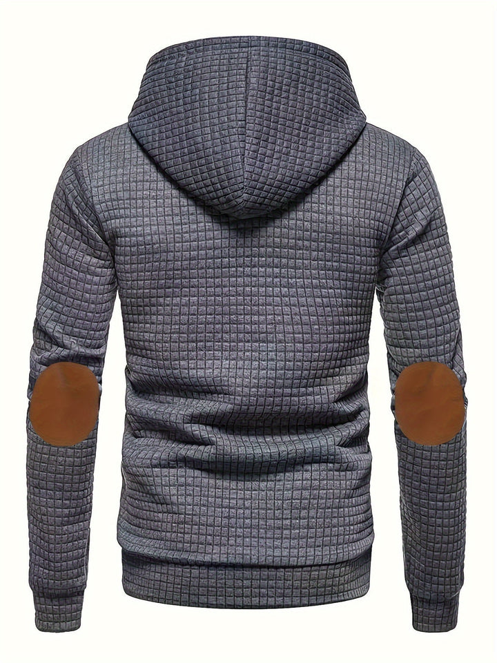 Textured Hooded Sweatshirt