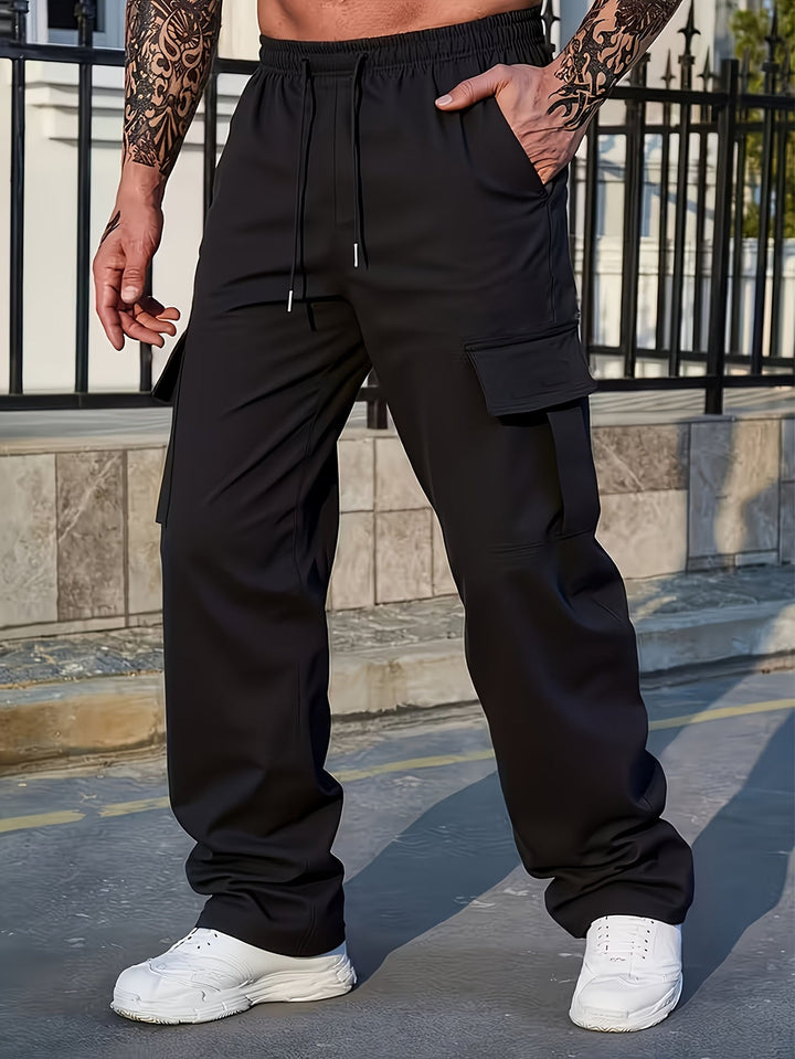 Relaxed Multi-Pocket Cargo Pants