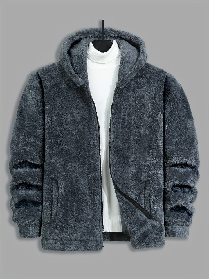 Cozy Hooded Zip Jacket