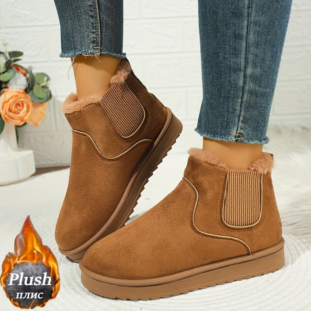 Cozy Platform Ankle Boots