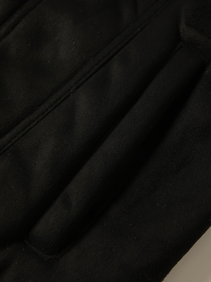Fleece-Lined Trucker Jacket
