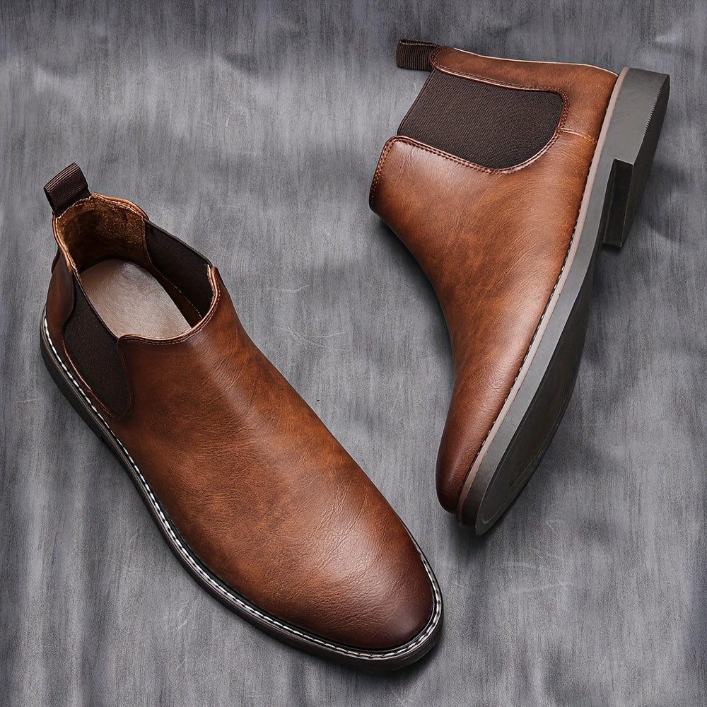 Refined Slip-On Chelsea Boots