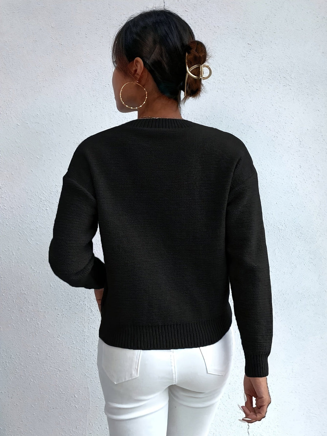 Chunky Cable-Knit Sweater