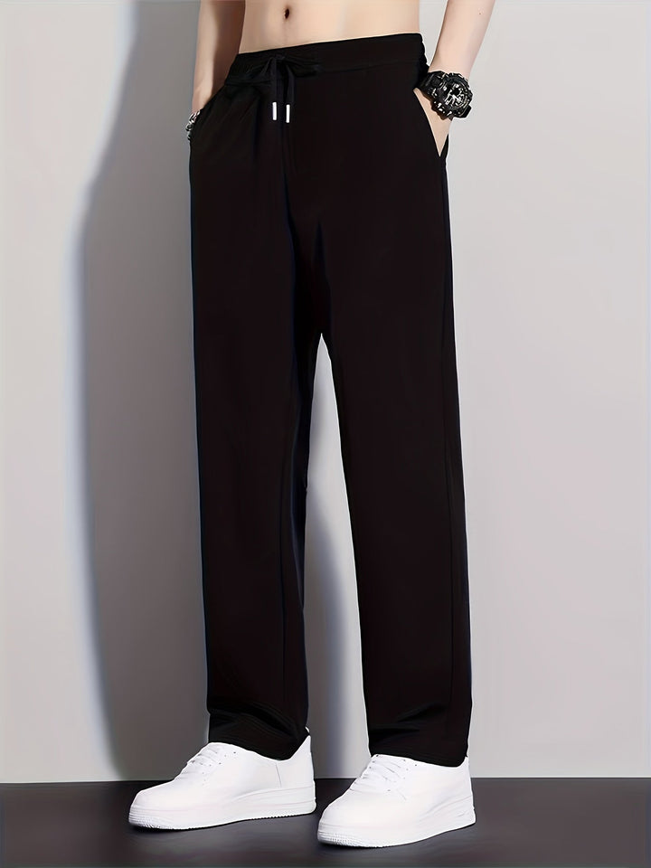 Relaxed Straight-Leg Pants