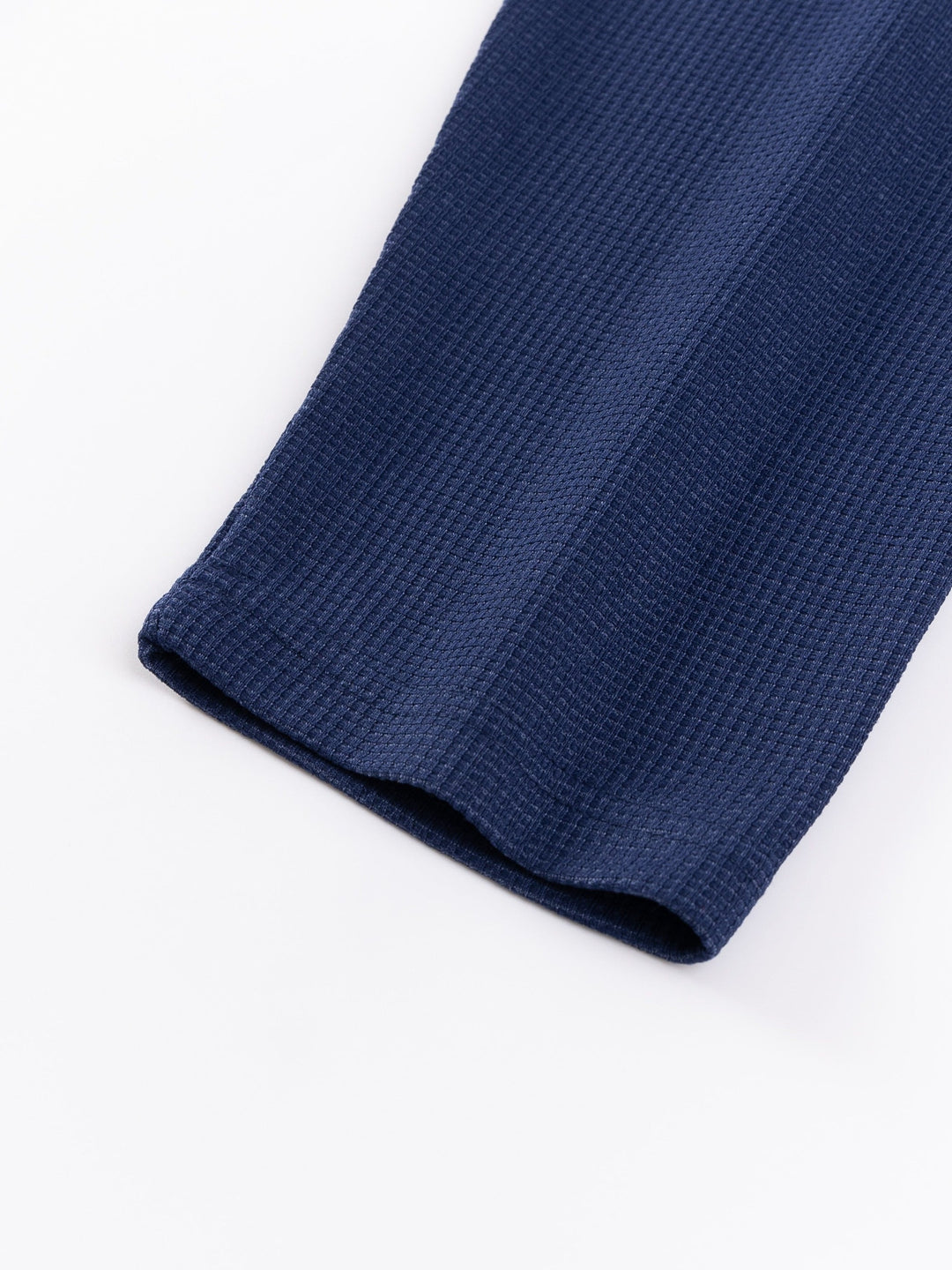 Textured Long-Sleeve Top