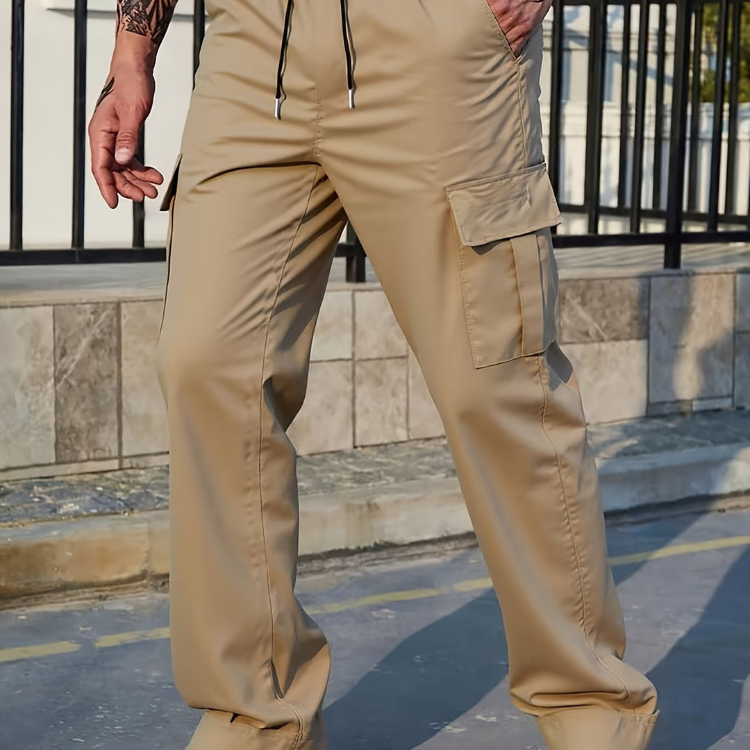 Relaxed Multi-Pocket Cargo Pants