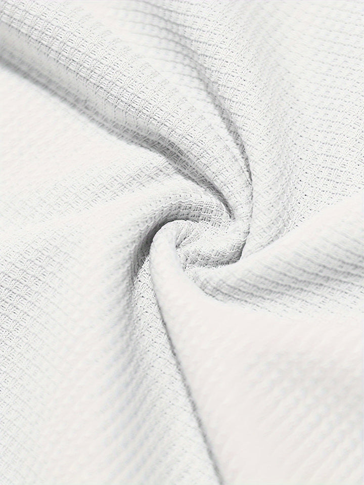 Textured Long-Sleeve Henley