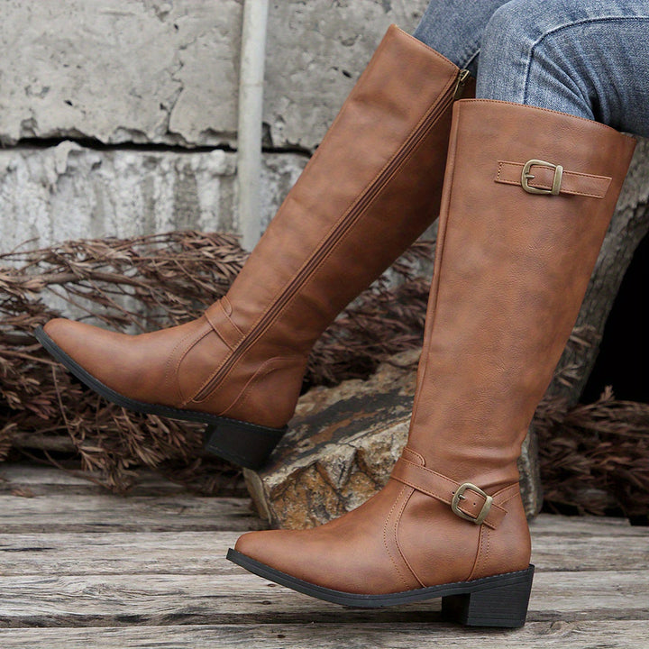 Classic Knee-High Riding Boots
