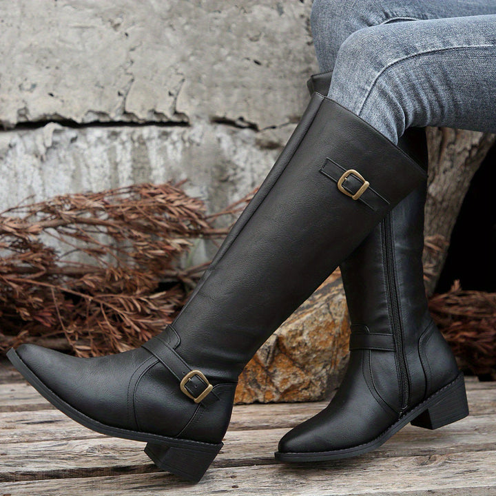 Classic Knee-High Riding Boots
