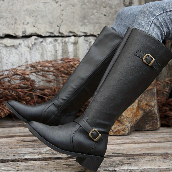 Classic Knee-High Riding Boots