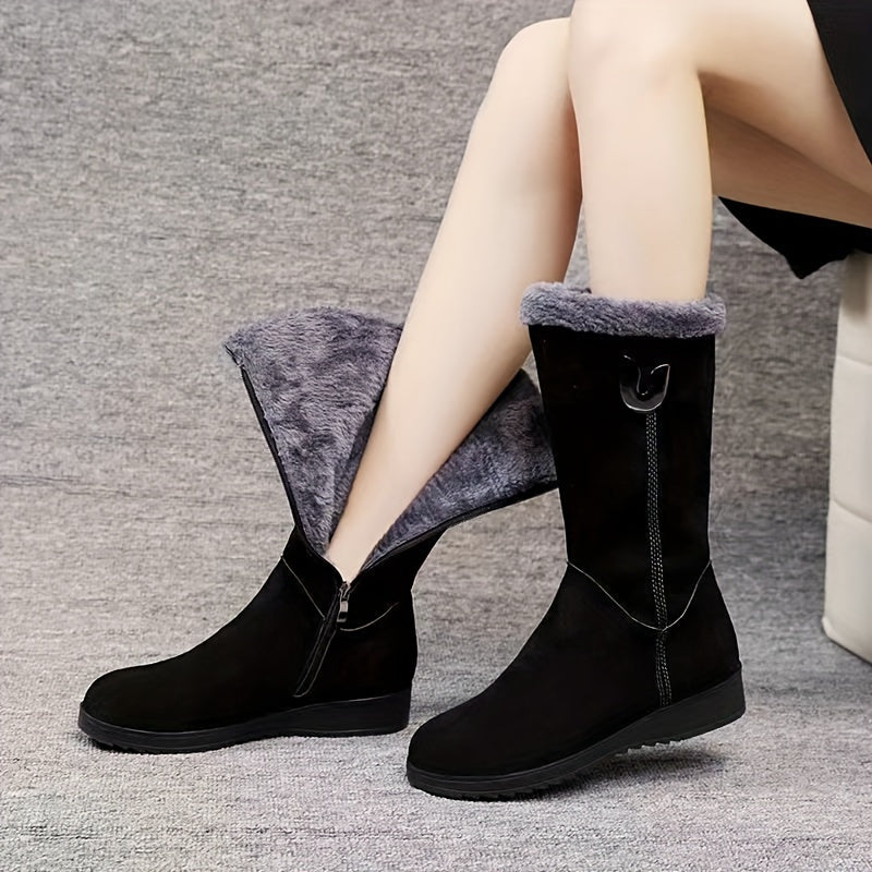 Cozy Cuffed Winter Boots
