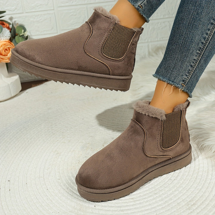 Cozy Platform Ankle Boots