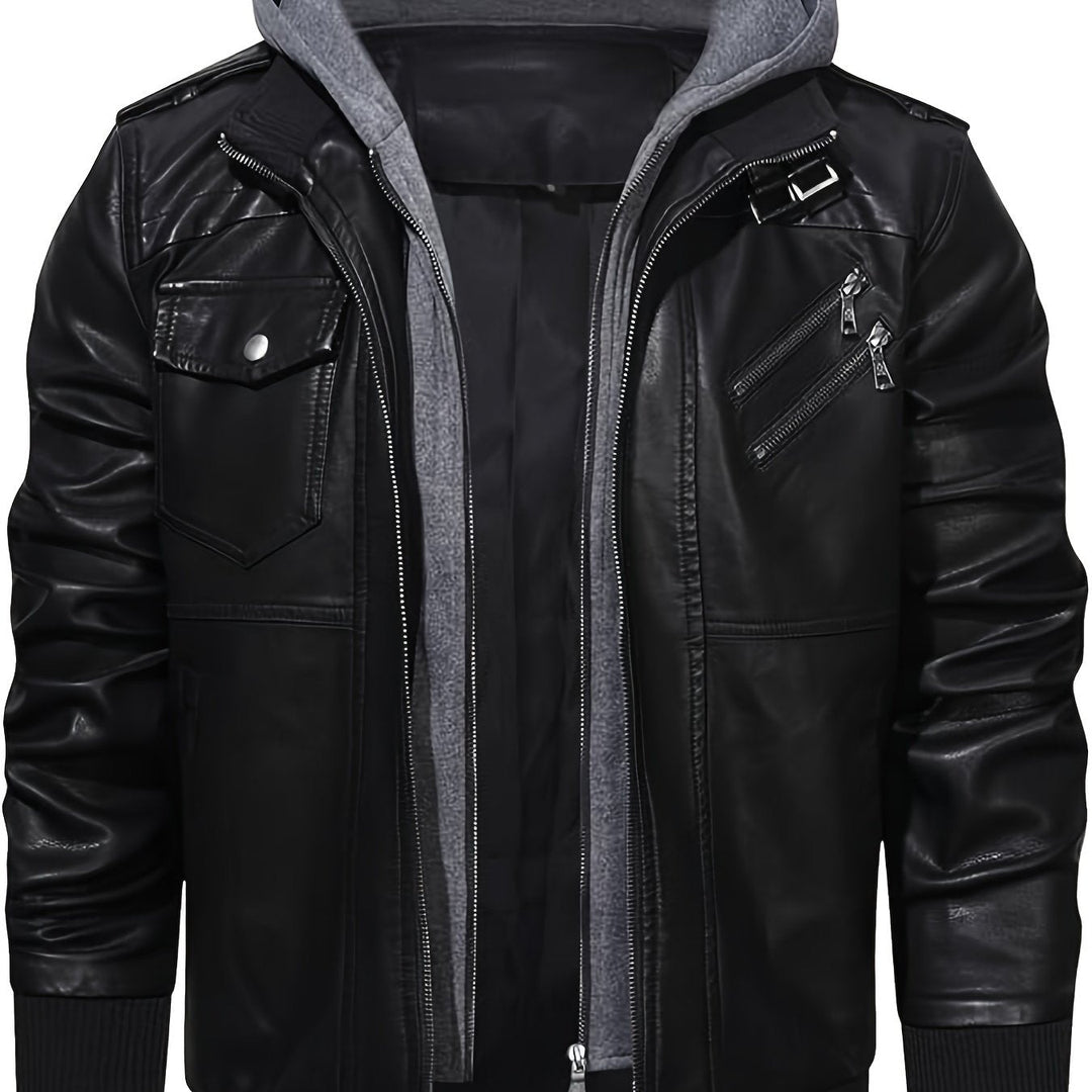 Hooded Moto Jacket