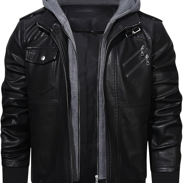Hooded Moto Jacket