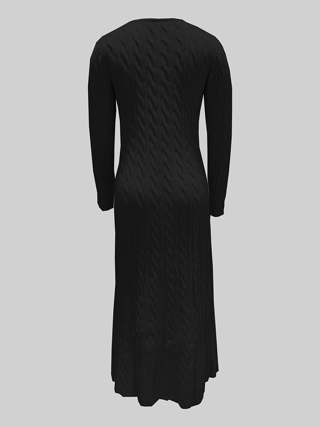 Cable-Knit Maxi Dress
