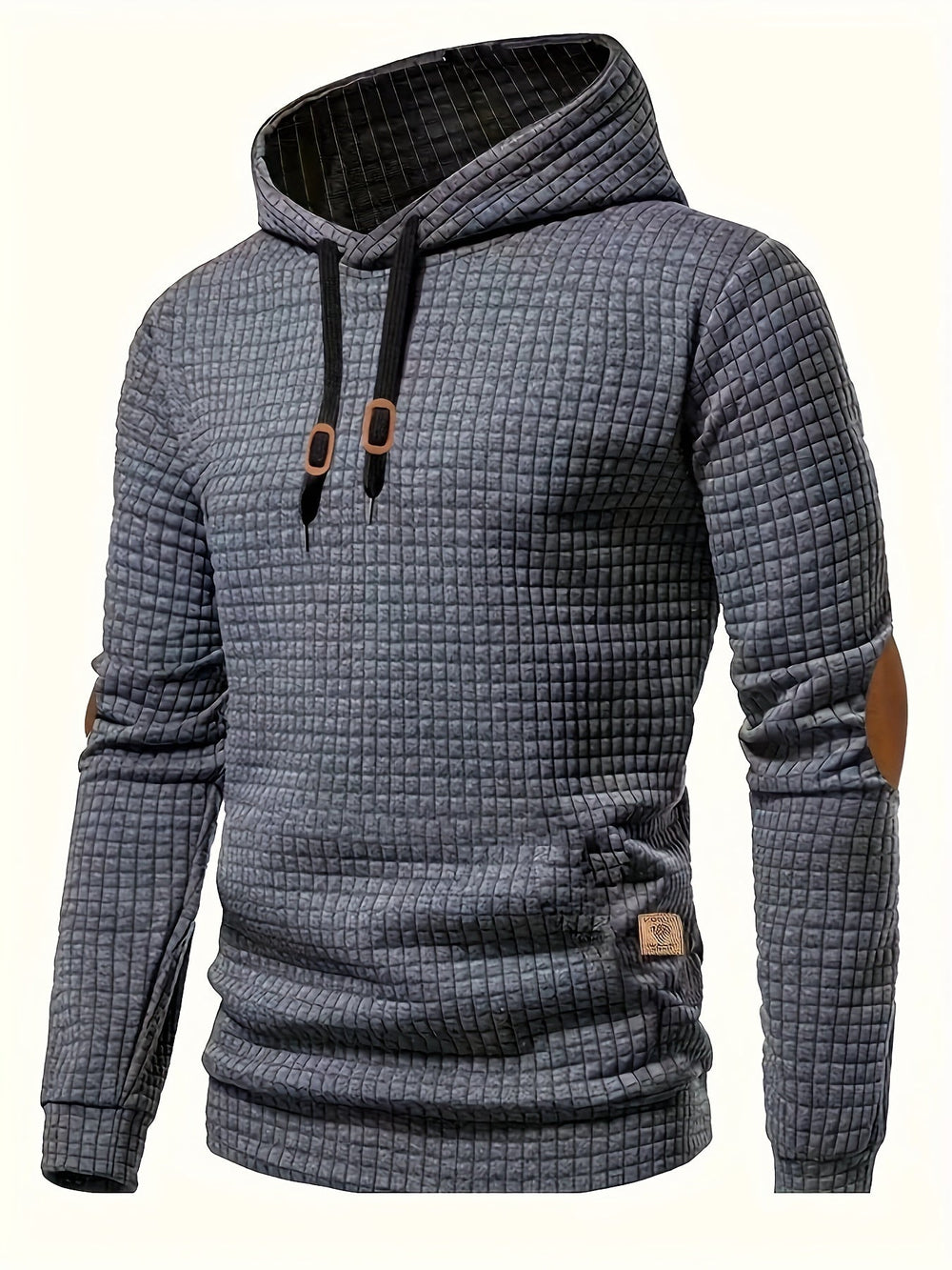 Textured Hooded Sweatshirt